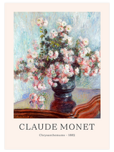 Claude Monet Chrysanthemums - Art Print